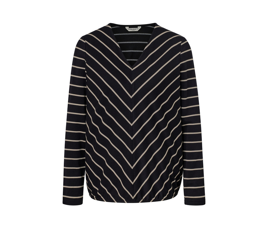 Pasiasta bluzka z mieszanki modalu.