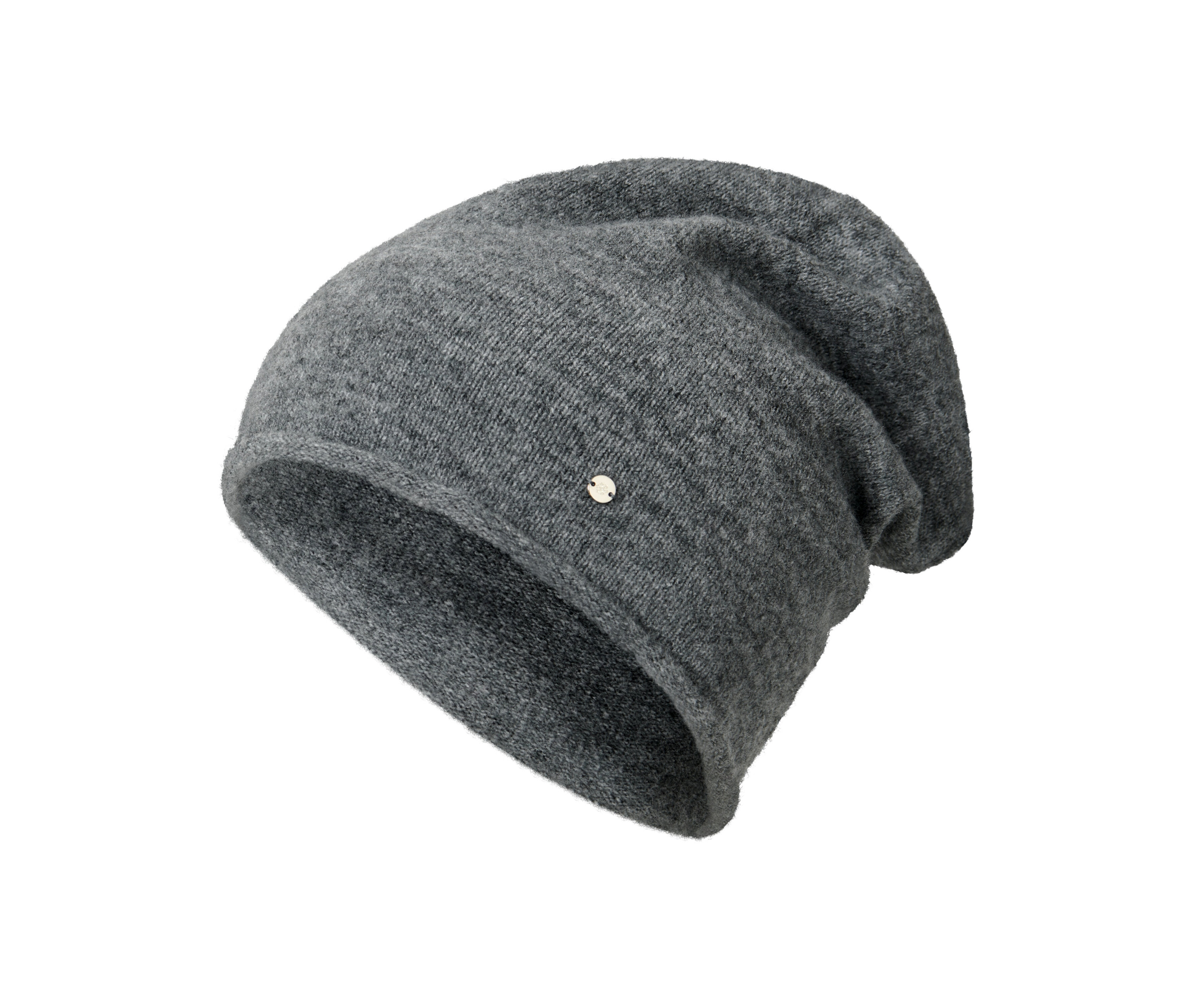 Tchibo - Czapka z delikatnej dzianiny - kolor: szary