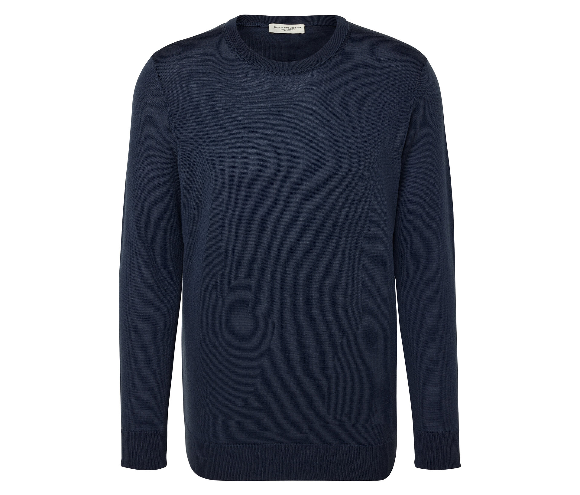 Tchibo - Sweter z wełny merino- niebieski