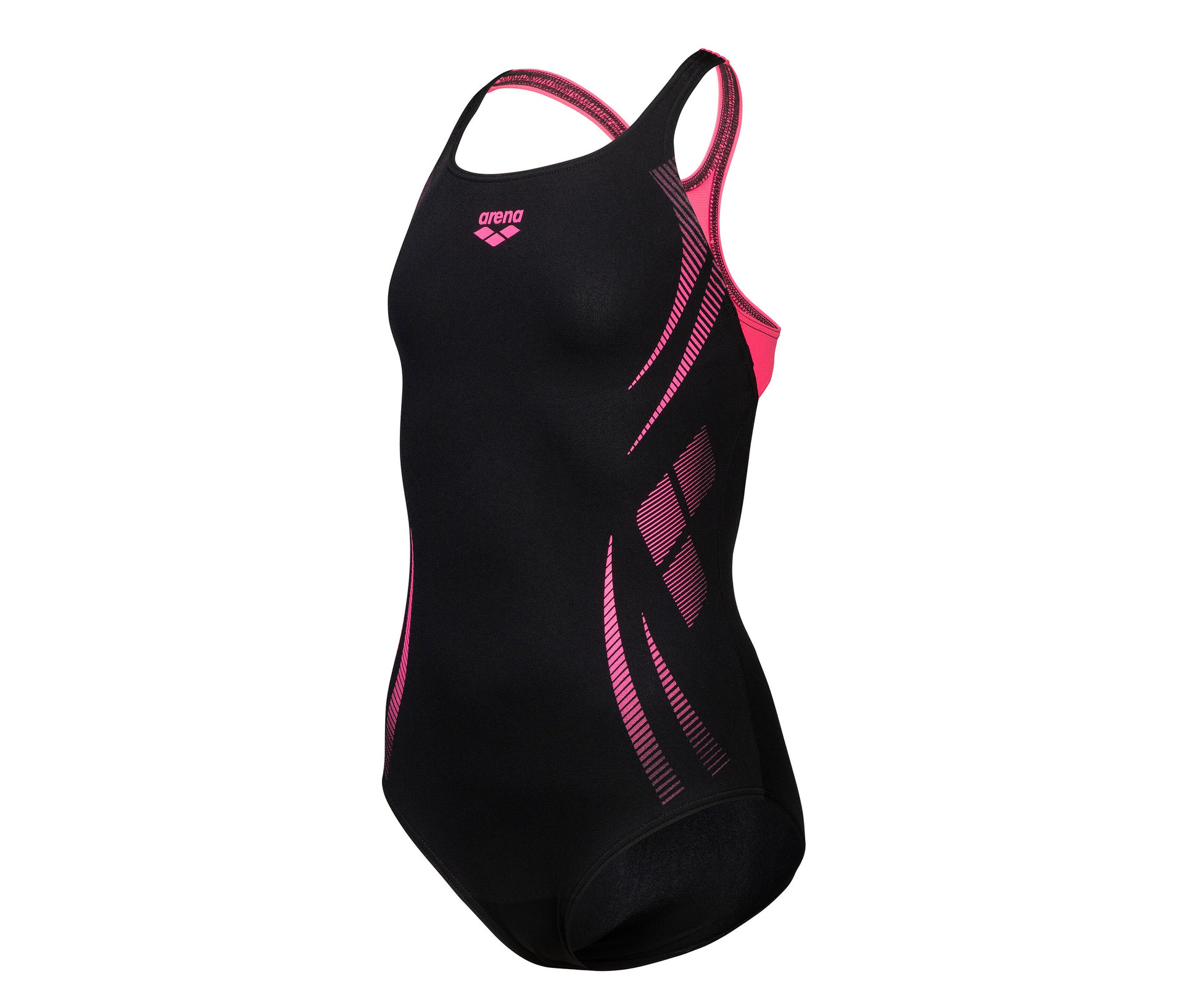 Dziecięcy kostium kąpielowy arena Performance Poseidonia Swim Pro Back- czarny