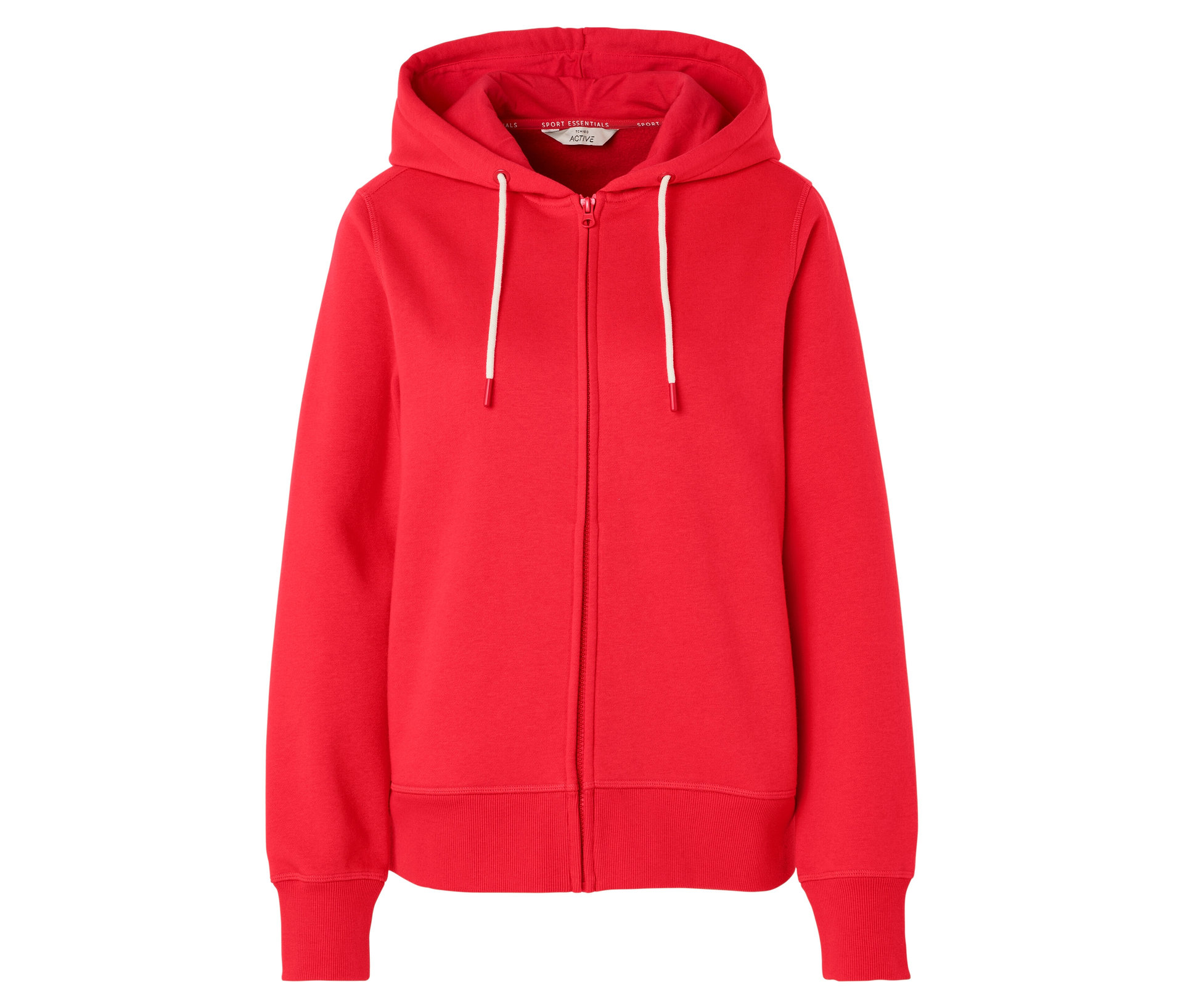 Tchibo - Rozpinana bluza dresowa- czerwony