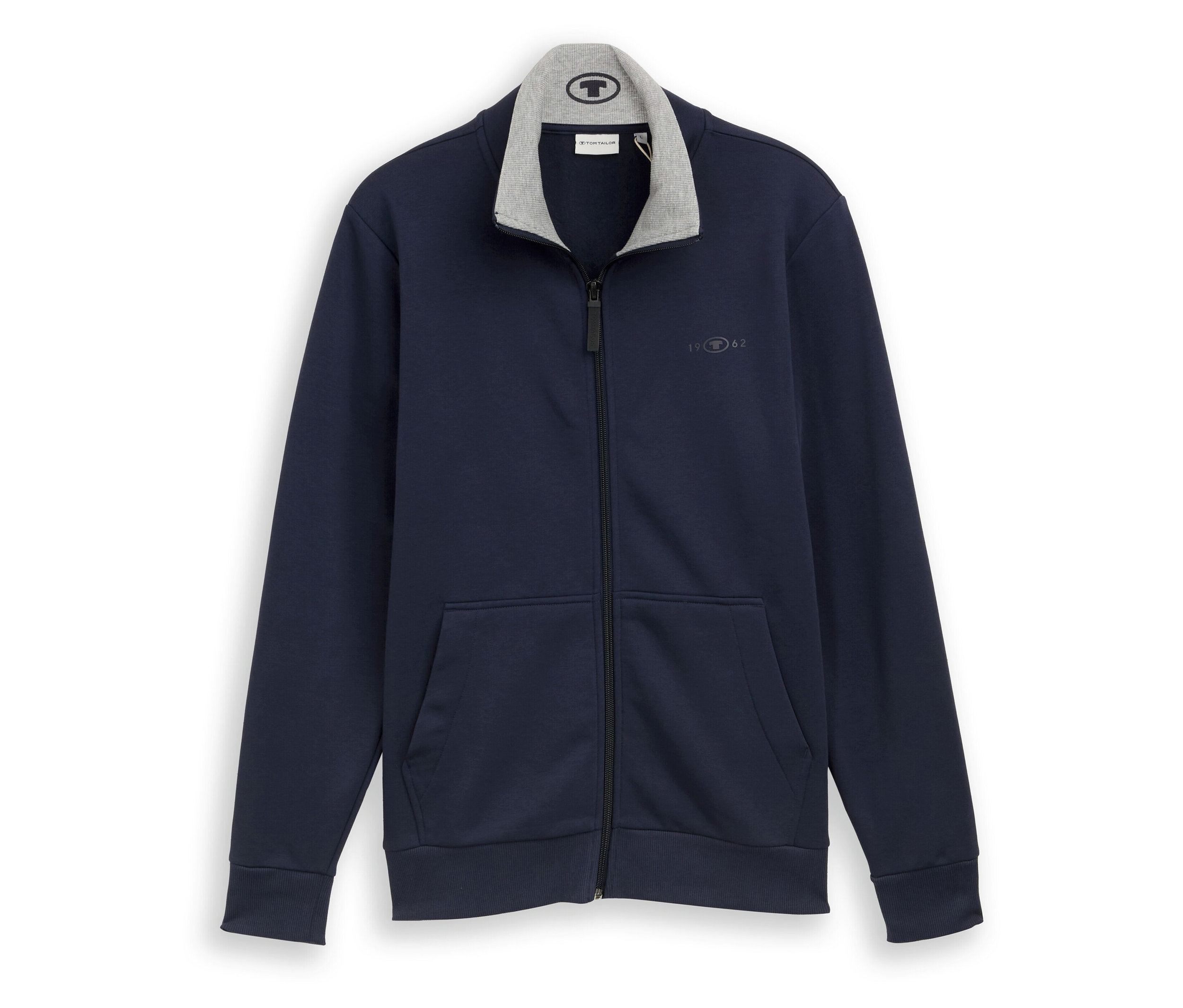 Bluza dresowa ze stójką Tom Tailor- niebieski