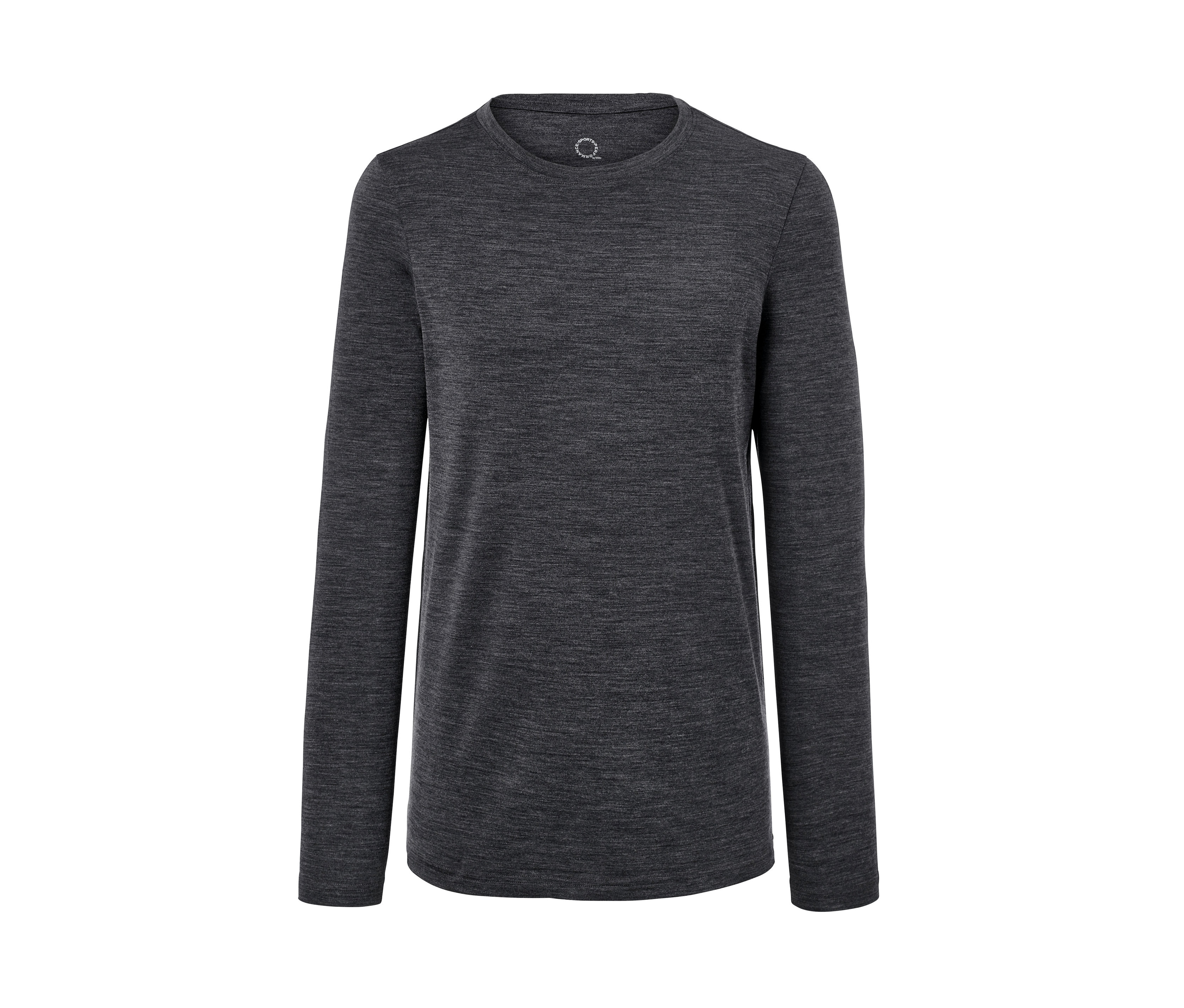 Tchibo - Koszulka funkcyjna z wełną merino- szary