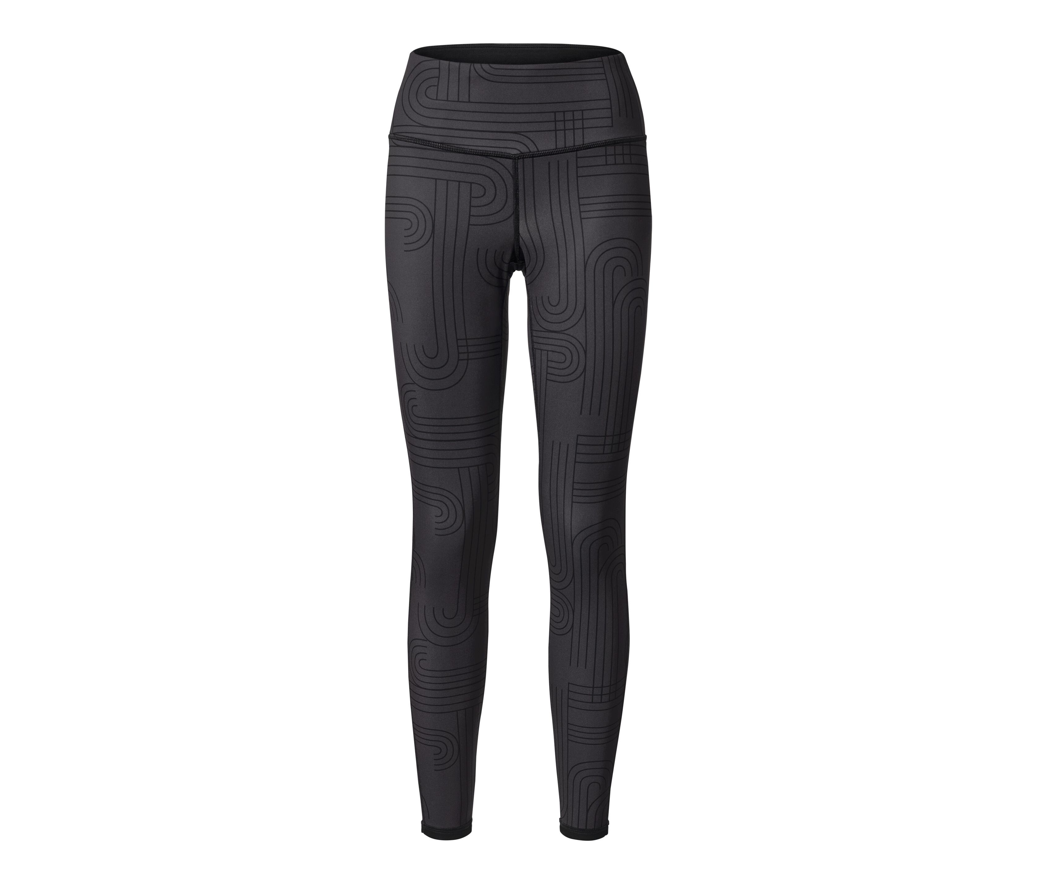 Tchibo - Dwustronne legginsy sportowe, szary/czarny