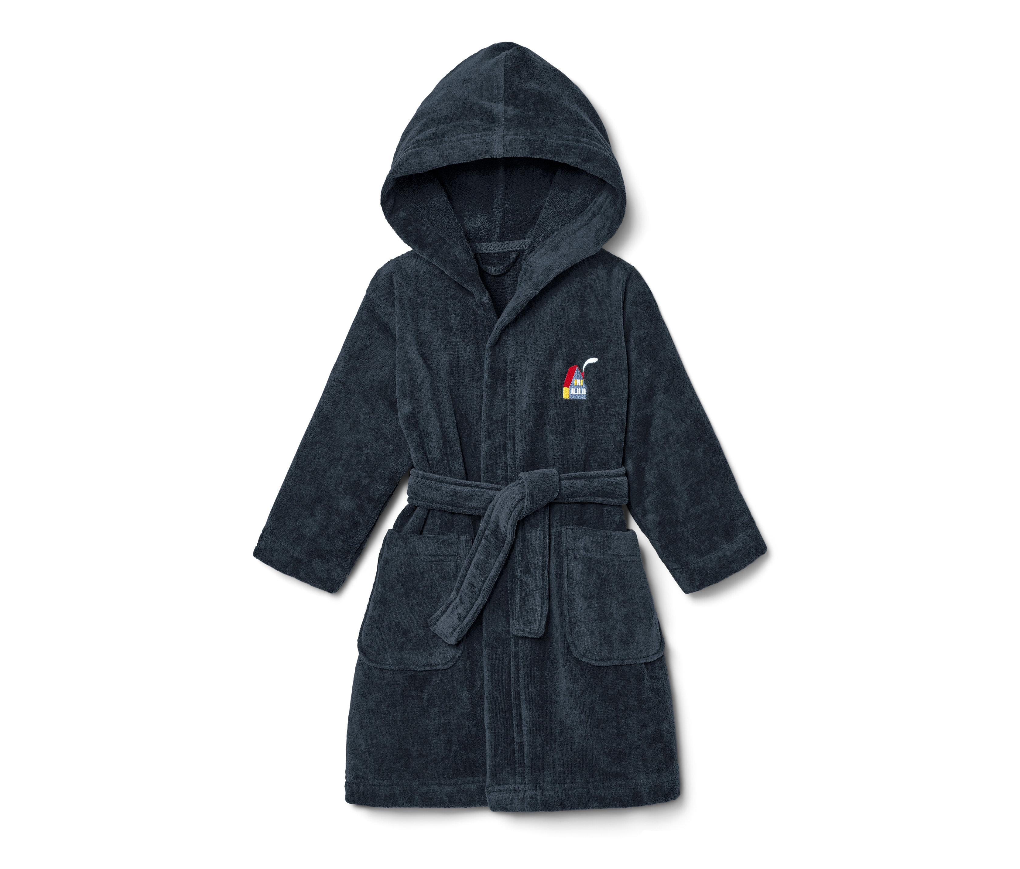 Tchibo - Szlafrok dziecięcy- niebieski/z nadrukiem