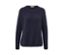 Granatowy sweter.