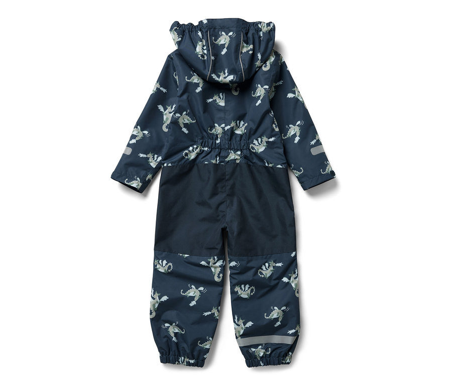 Dziecięcy kombinezon przeciwdeszczowy, rycerz, z kapturem.