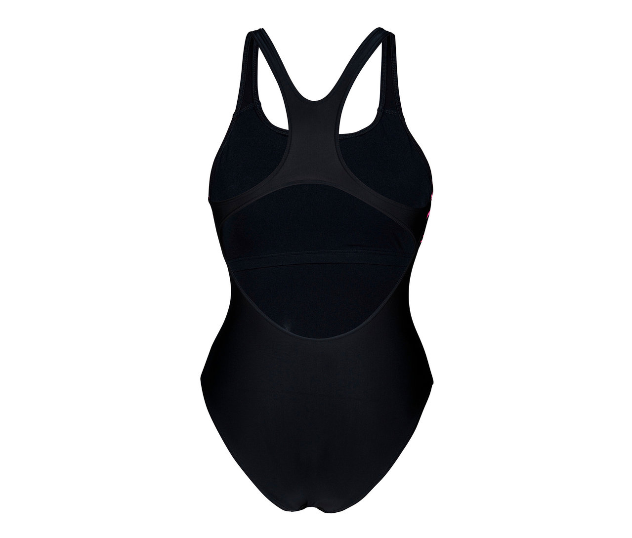 Szczegółowy widok z tyłu czarnego kostiumu kąpielowego arena Feel Lily Swim Pro Back.