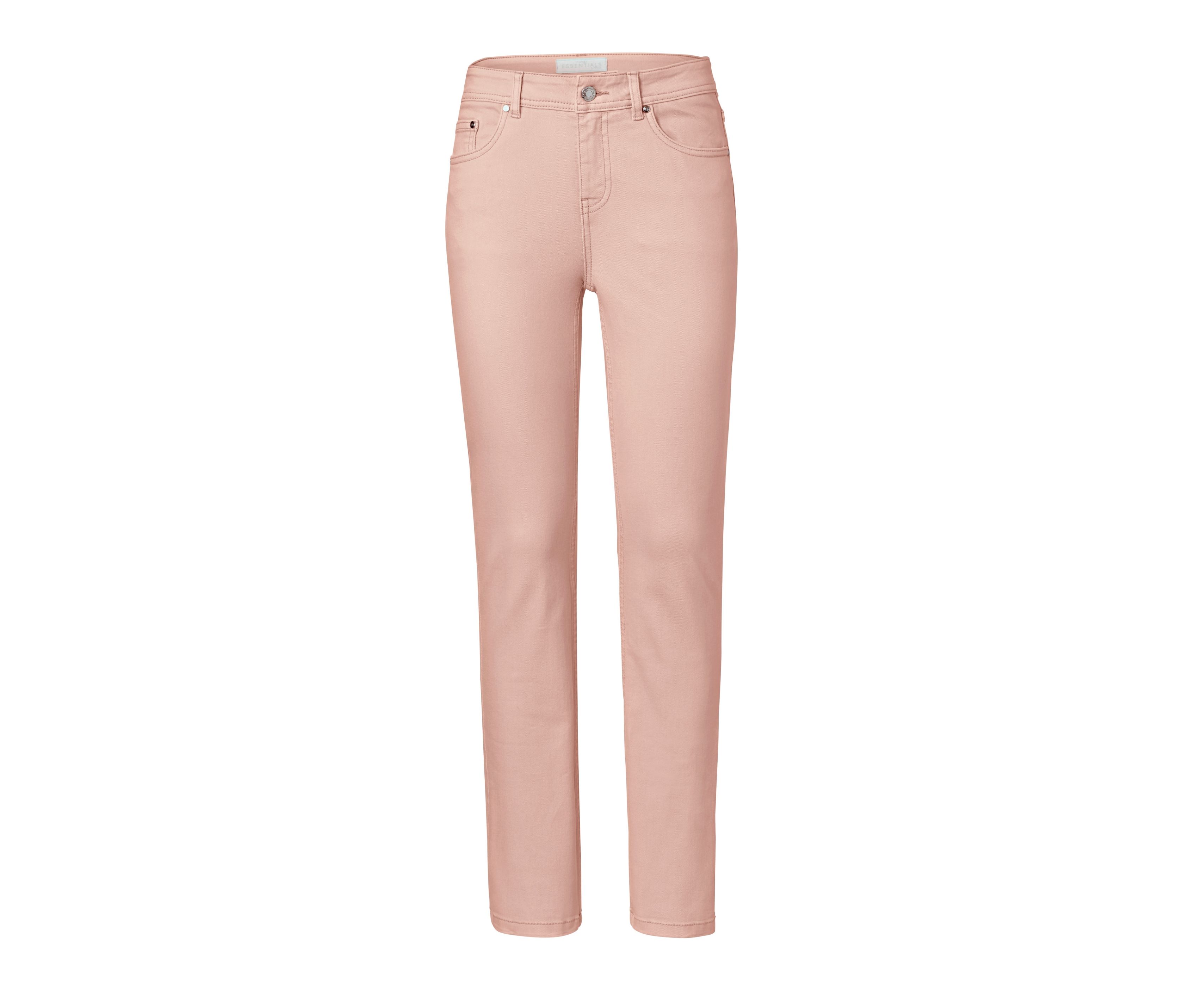 Tchibo - Spodnie dżinsowe o kroju slim fit, różowy