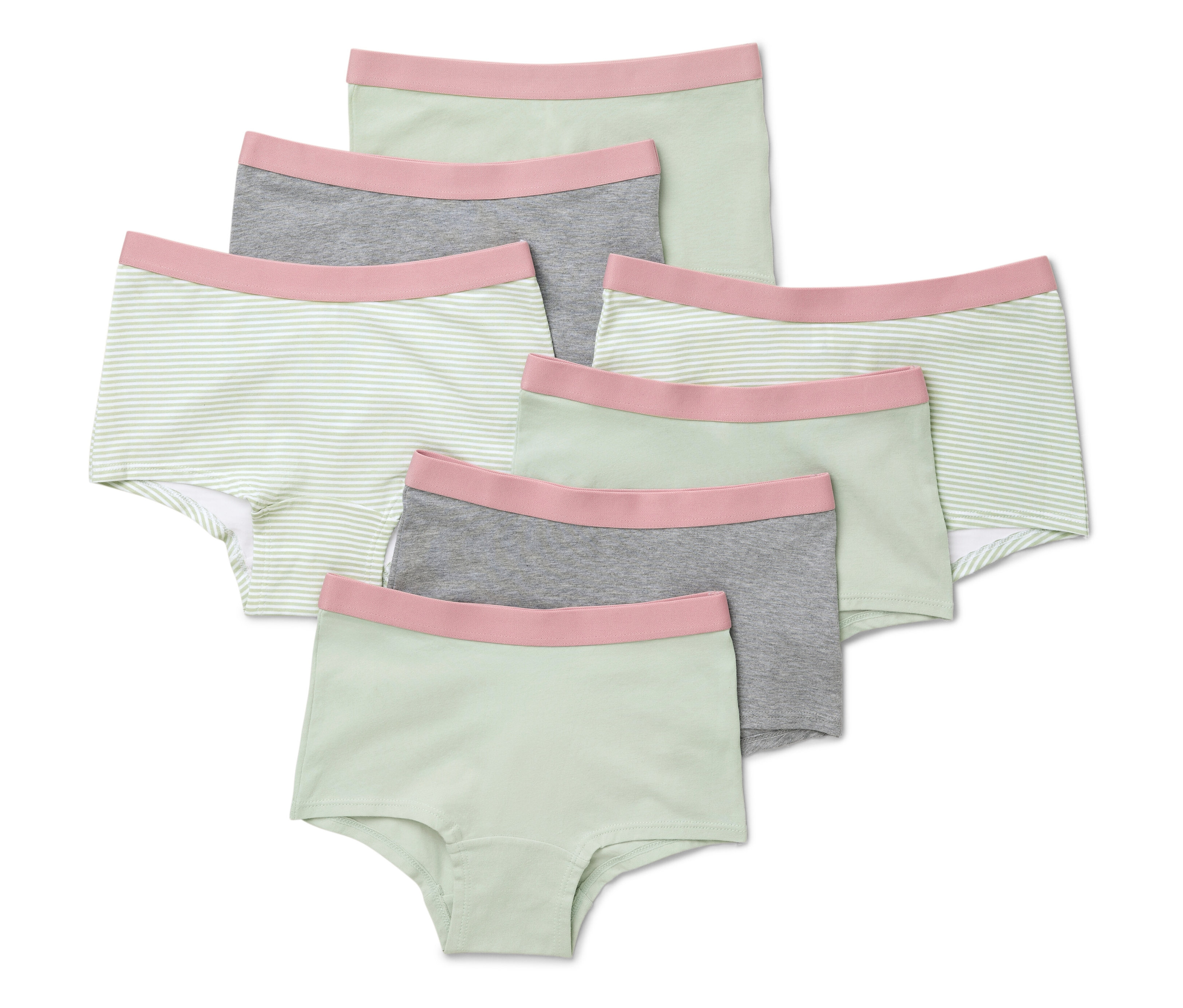 Tchibo - Figi - kobieta- szary/zielony/z nadrukiem