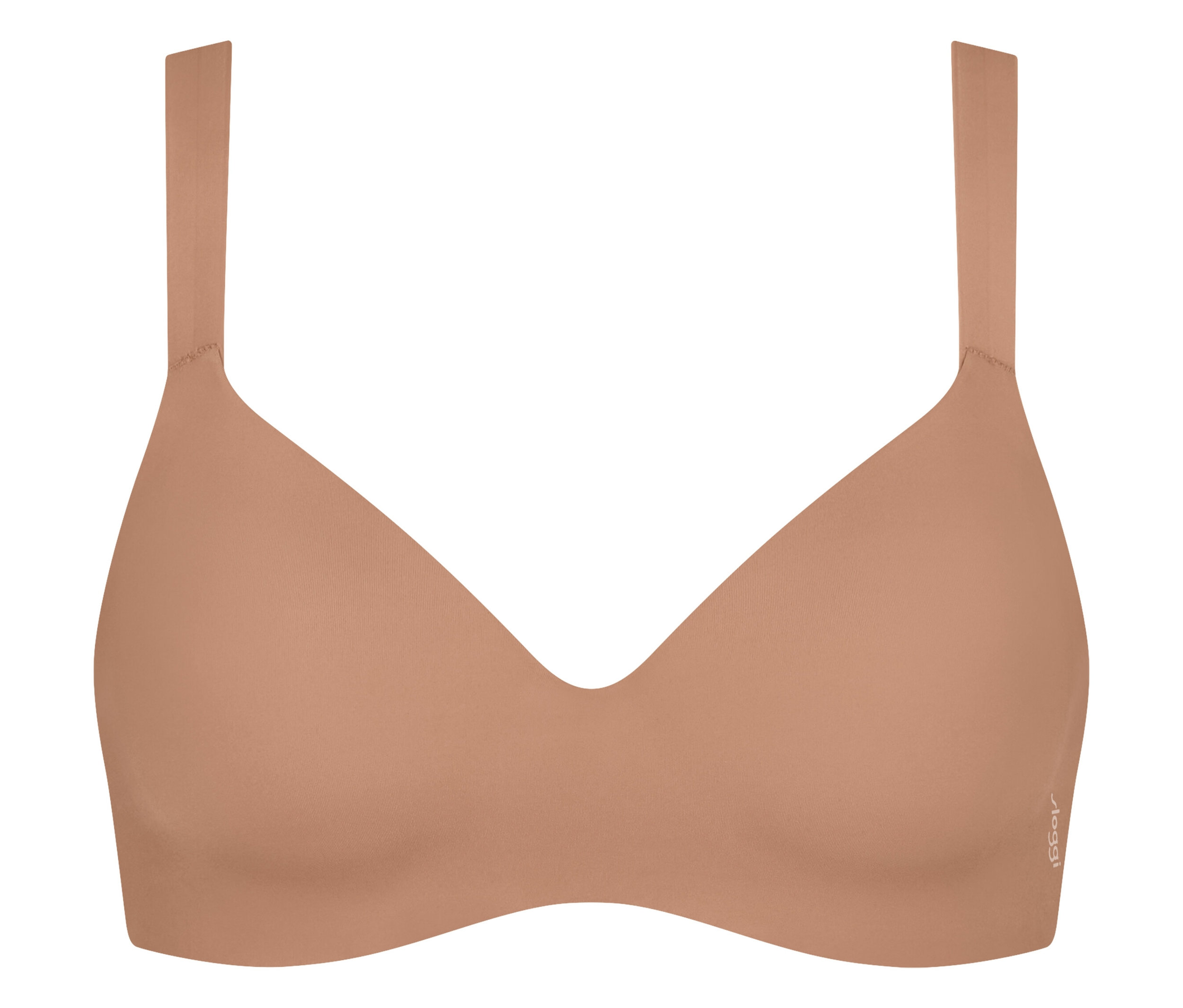 Biustonosz typu T-shirt sloggi Zero Feel 2.0 THE UP, Nostalgic Brown