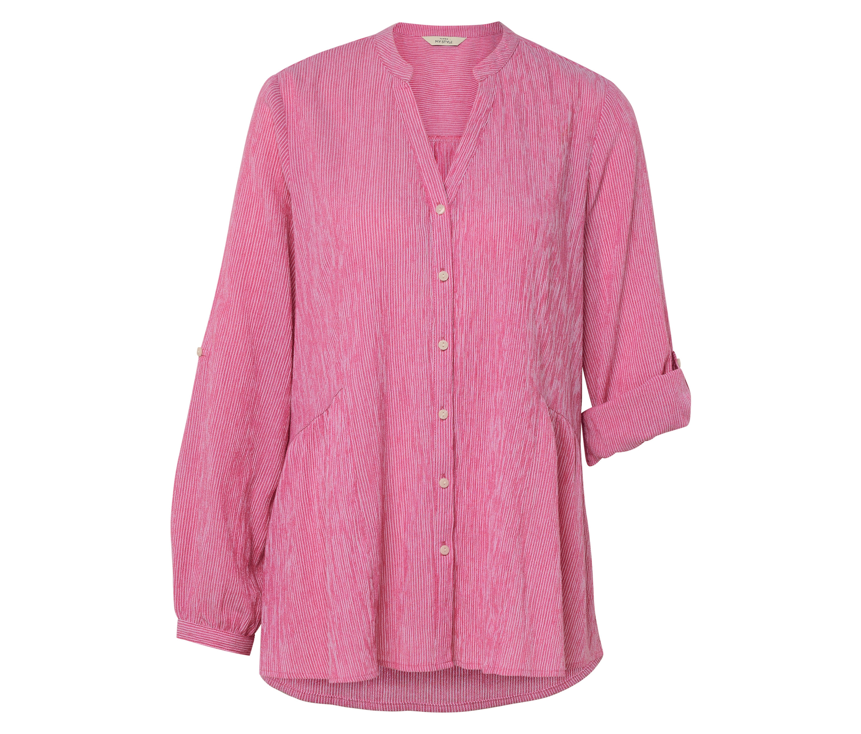 Tchibo - Tunika w paski- biały/różowy/w paski