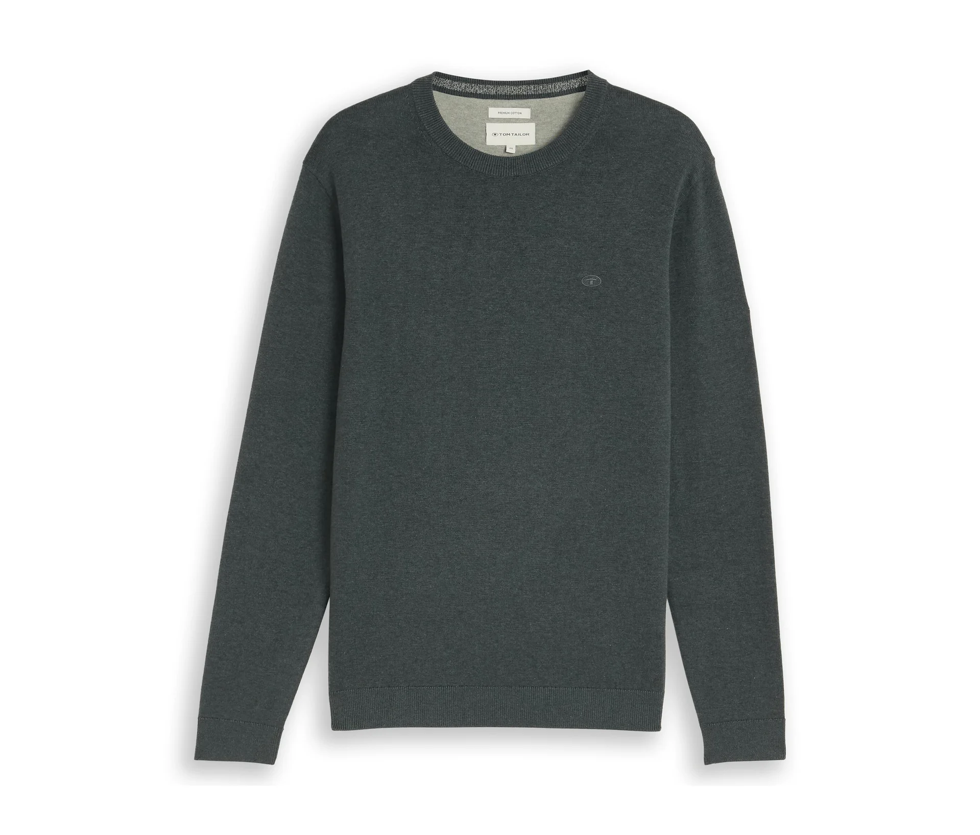 Tchibo - Knitted Navy Melange, Darkest Olive Melange