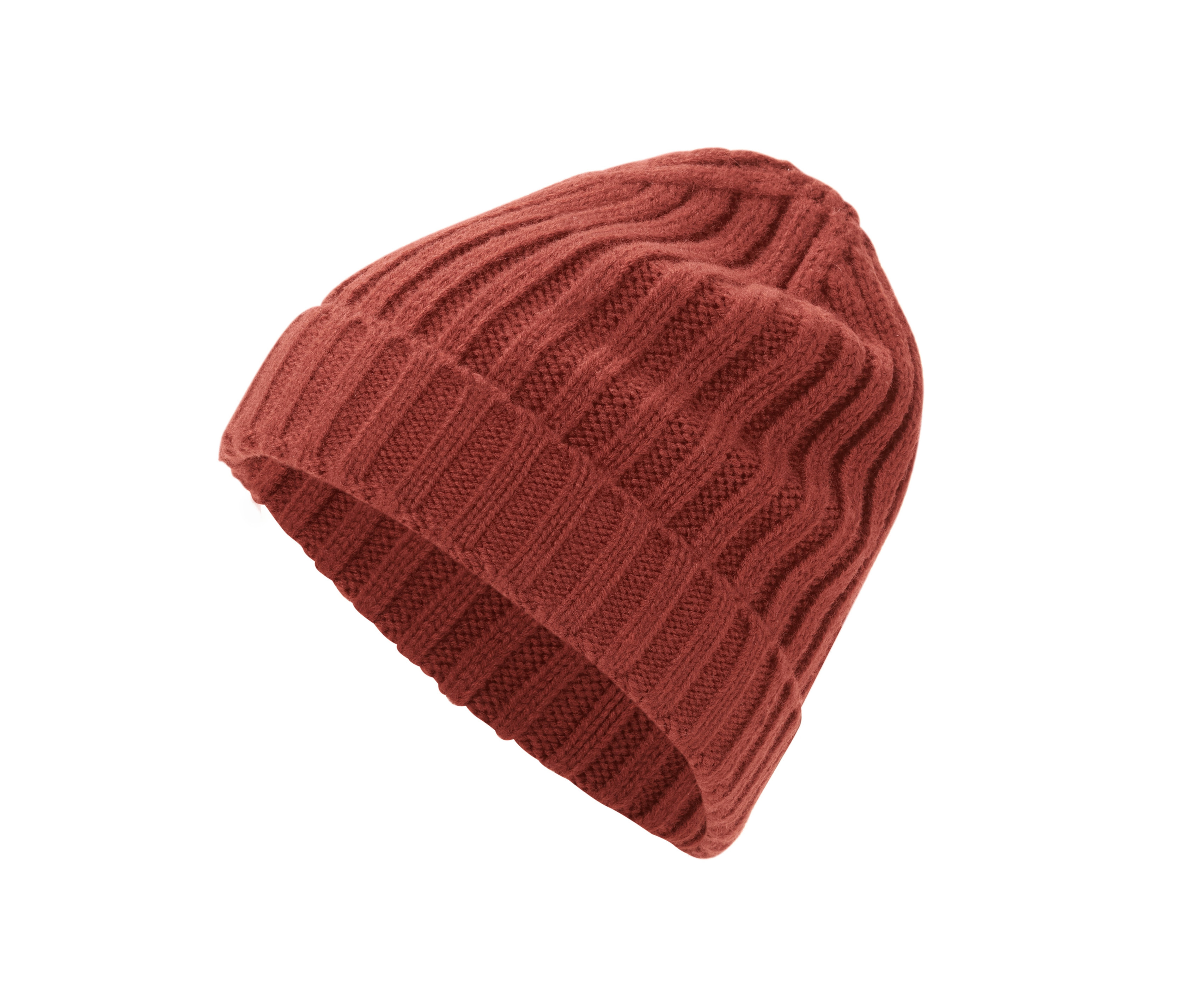 Tchibo - Czapka z dzianiny - kolor: pomarańczowy