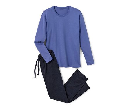 Piżama, niebiesko-granatowa