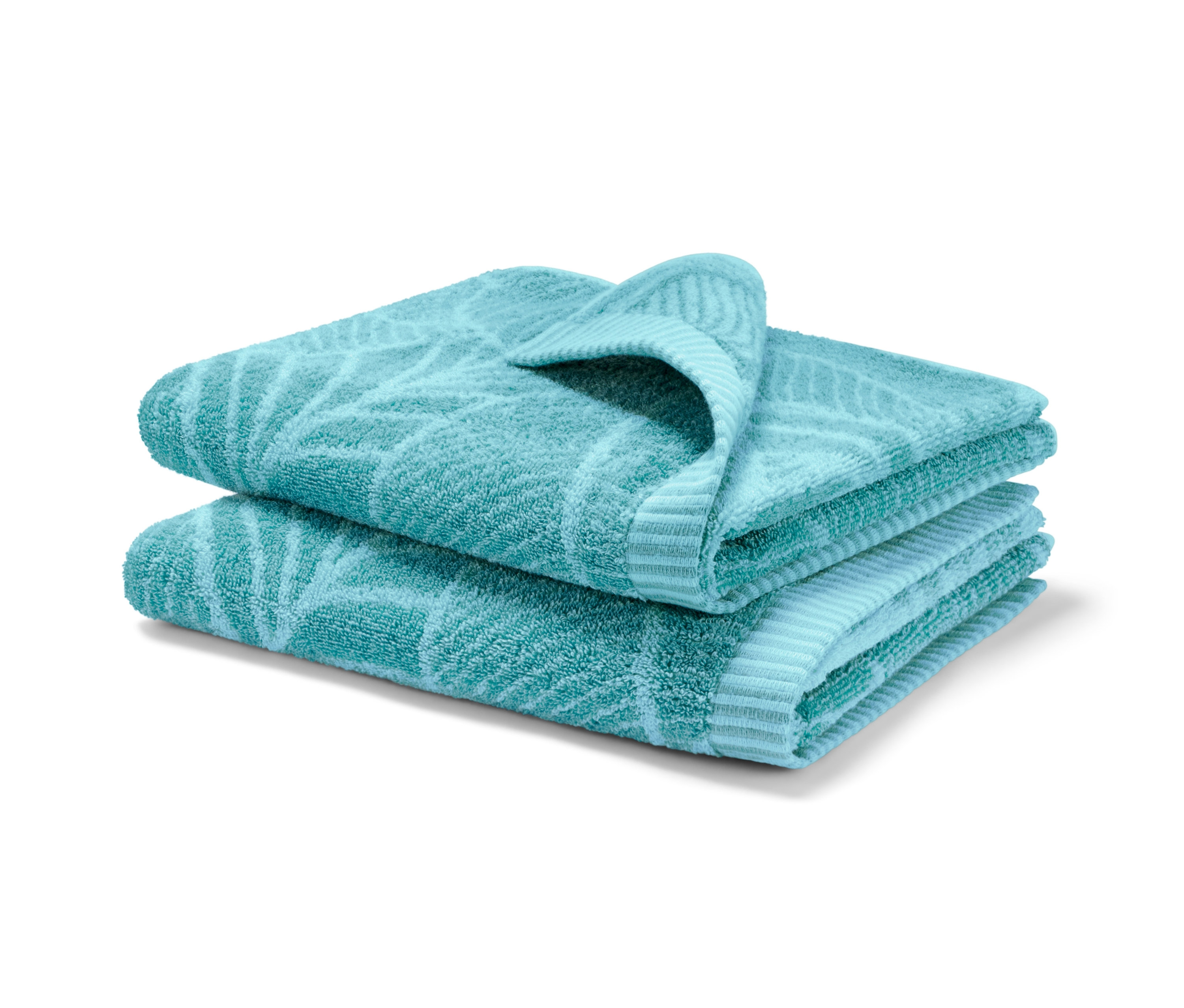 Tchibo - Ręczniki żakardowe - kolor: turkusowy