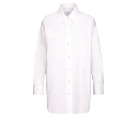 Długa bluzka oversize Seidensticker, biała