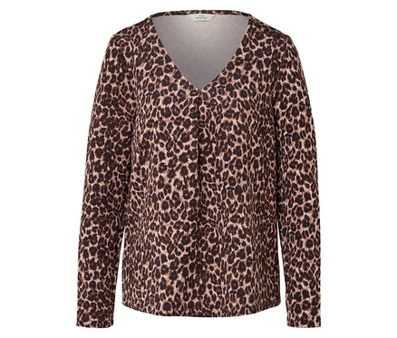 Bluzka z nadrukiem z mieszanki modalu