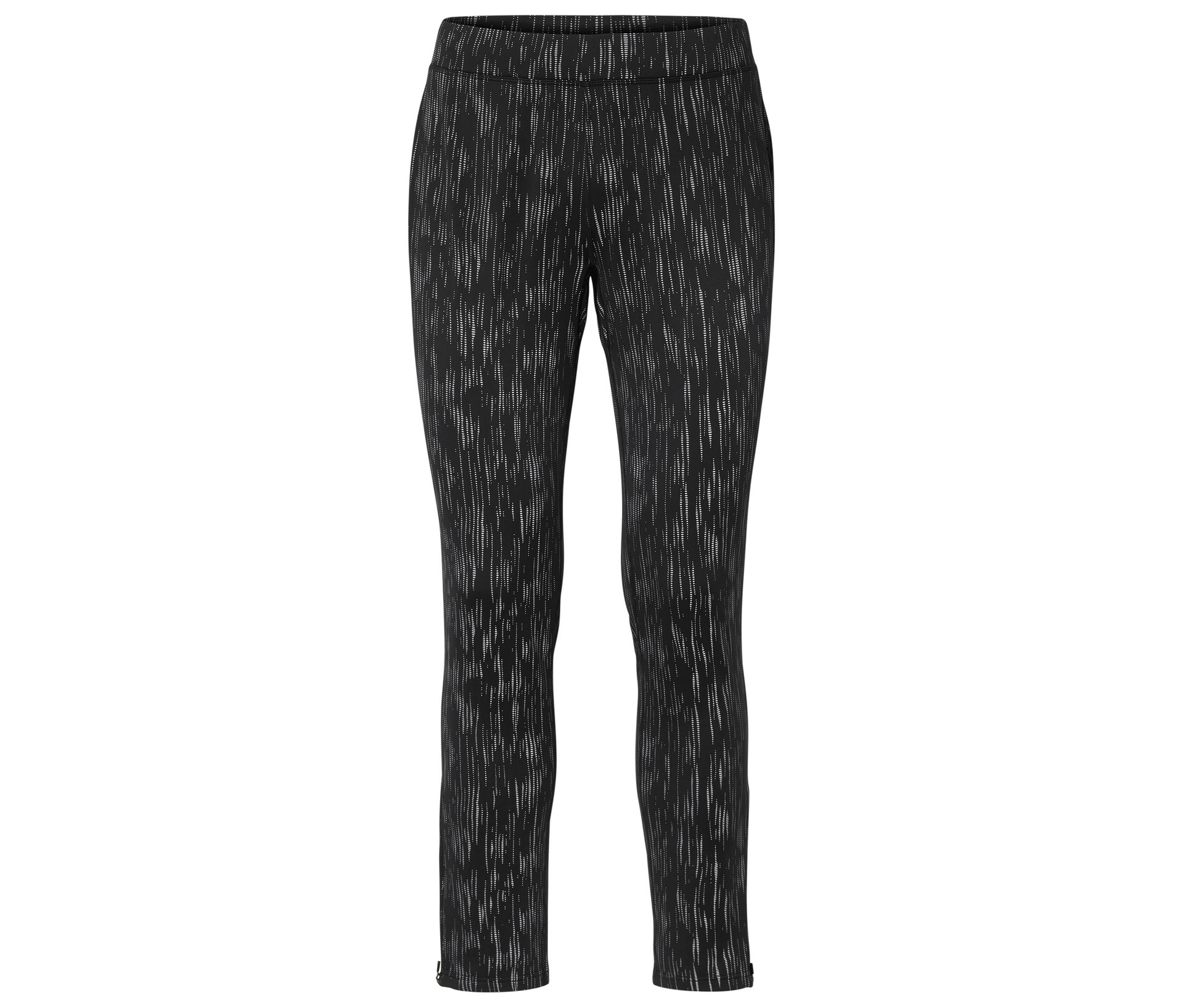 Tchibo - Termoaktywne legginsy do biegania- czarny/z nadrukiem