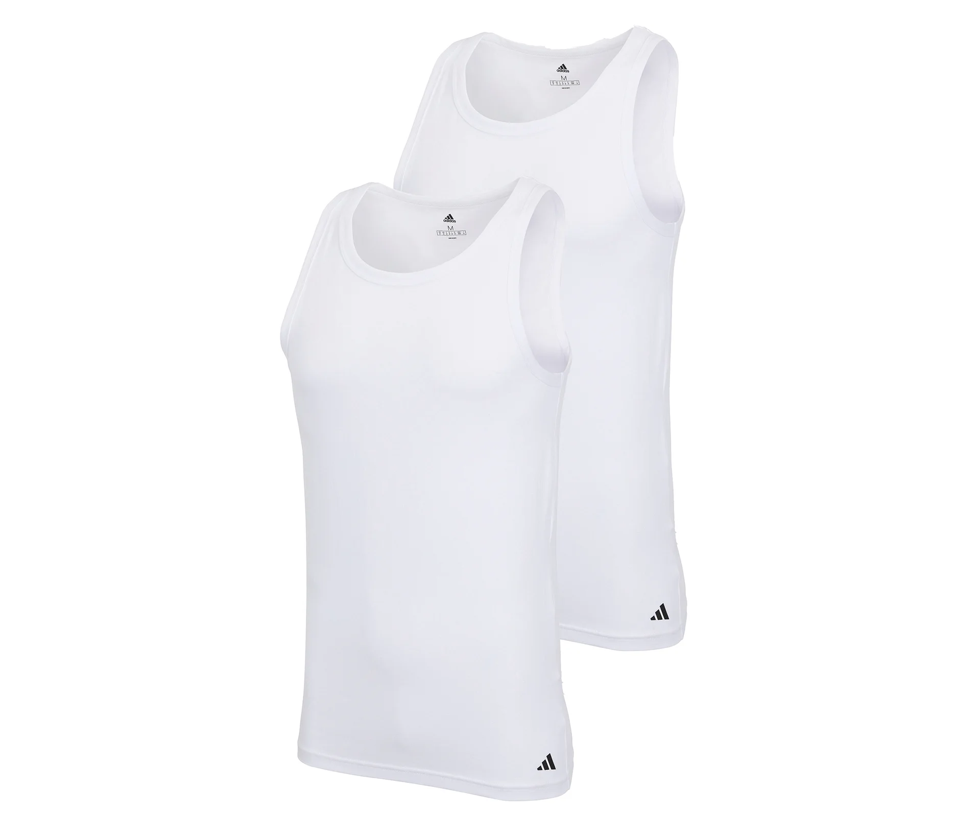 Koszulki bez rękawów adidas Active Flex, 2 sztuki, białe