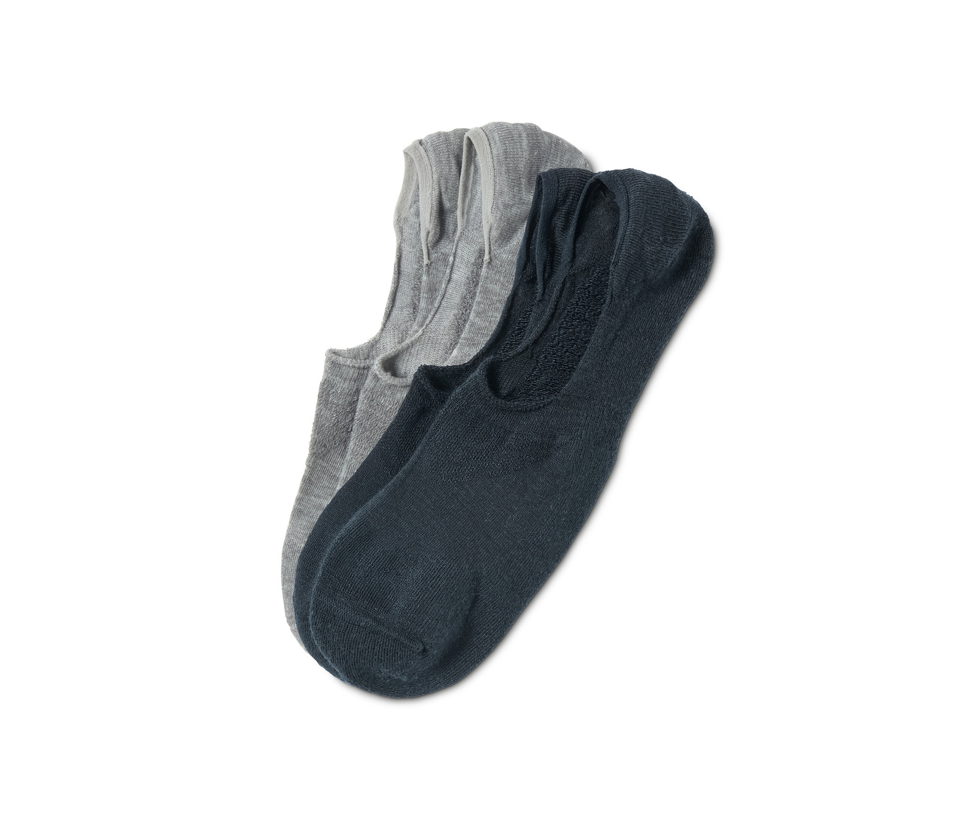 Tchibo - Stopki sportowe - unisex- szary/niebieski