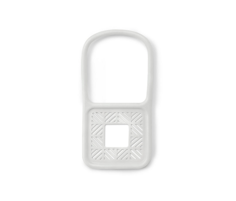 Biały organizer do zlewu.