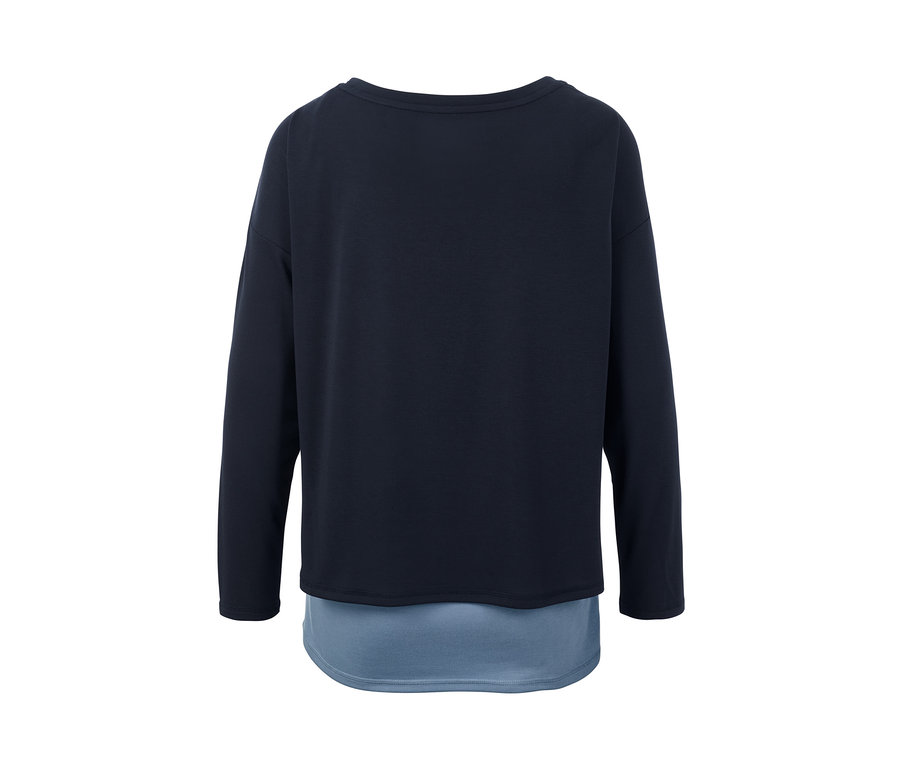 Niebieska koszulka sportowa 2 w 1.