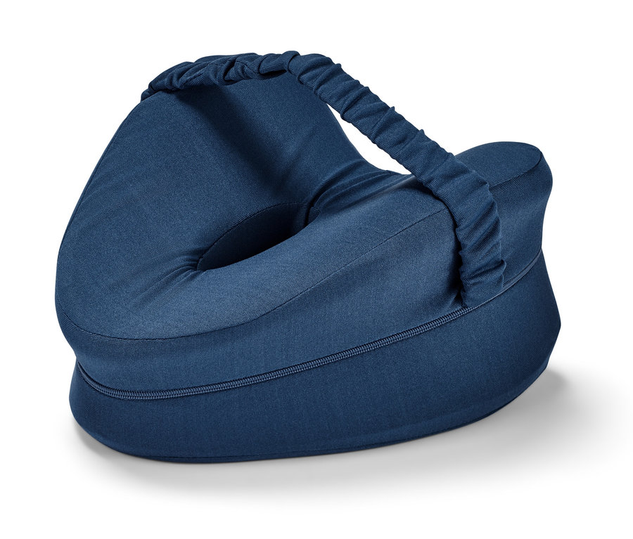 Ergonomiczna poduszka pod kolana dla osób śpiących na boku.