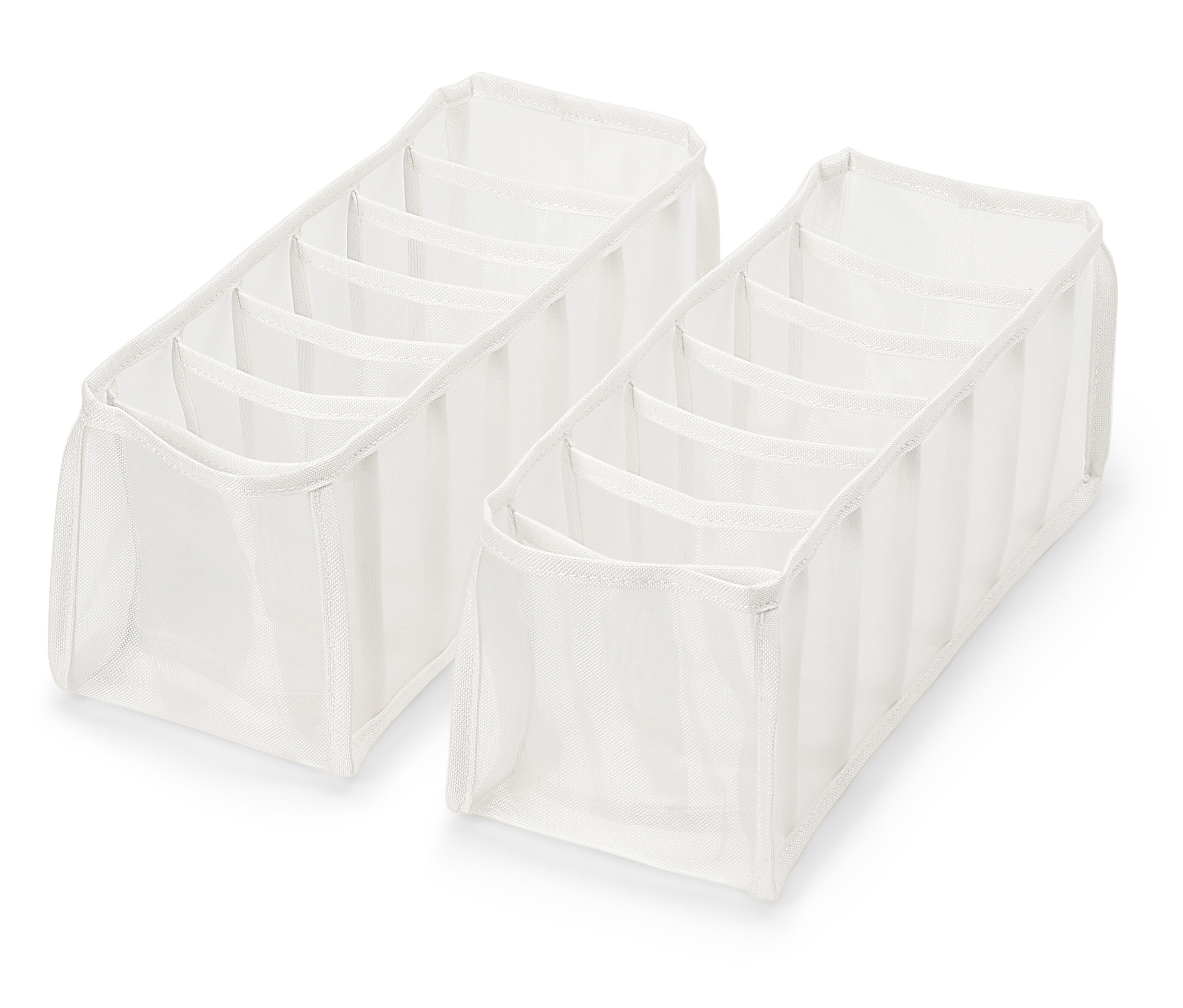 Tchibo - Organizery do szafy - kolor: biały