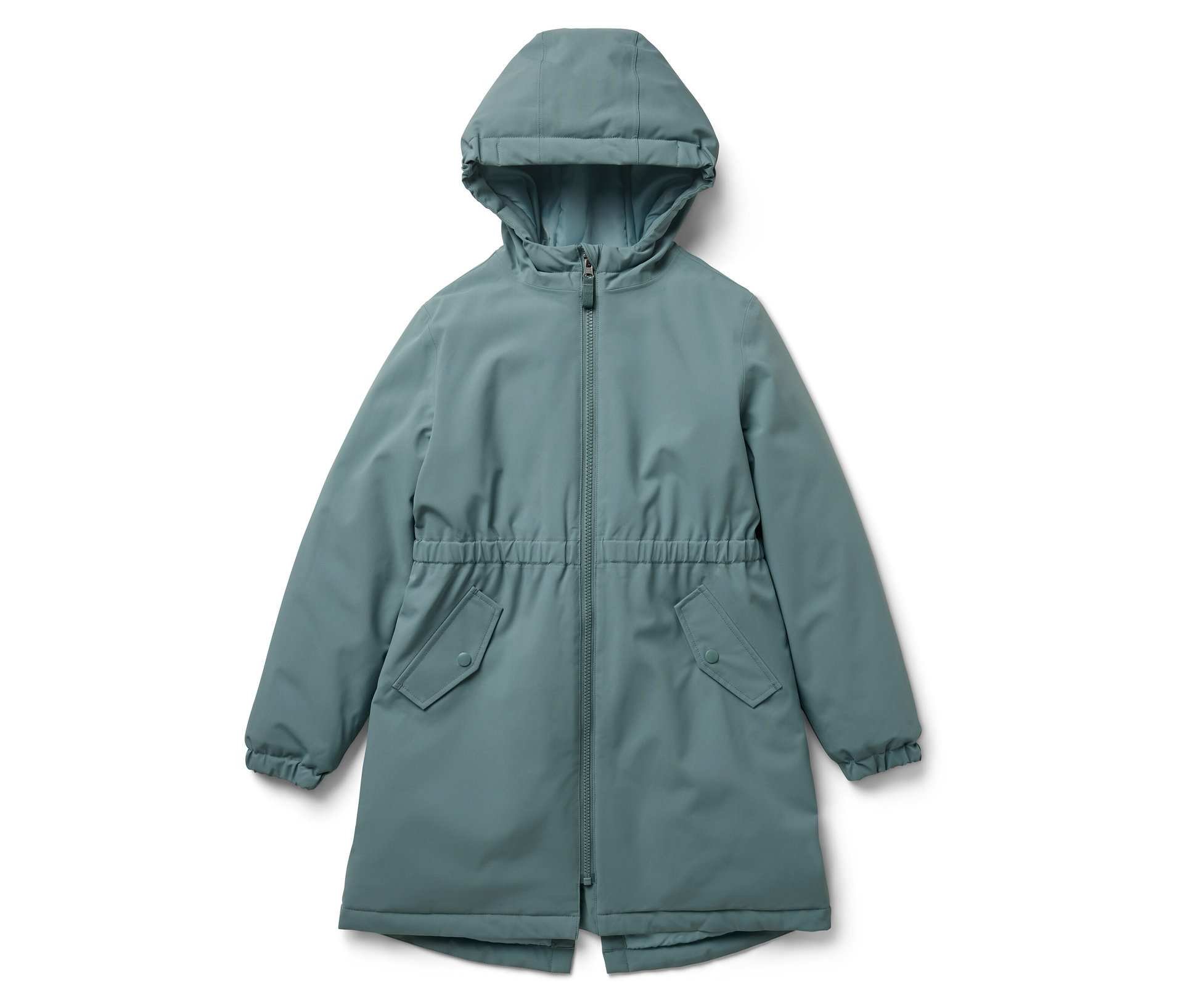 Tchibo - Parka termoaktywna - kobieta- biały/zielony