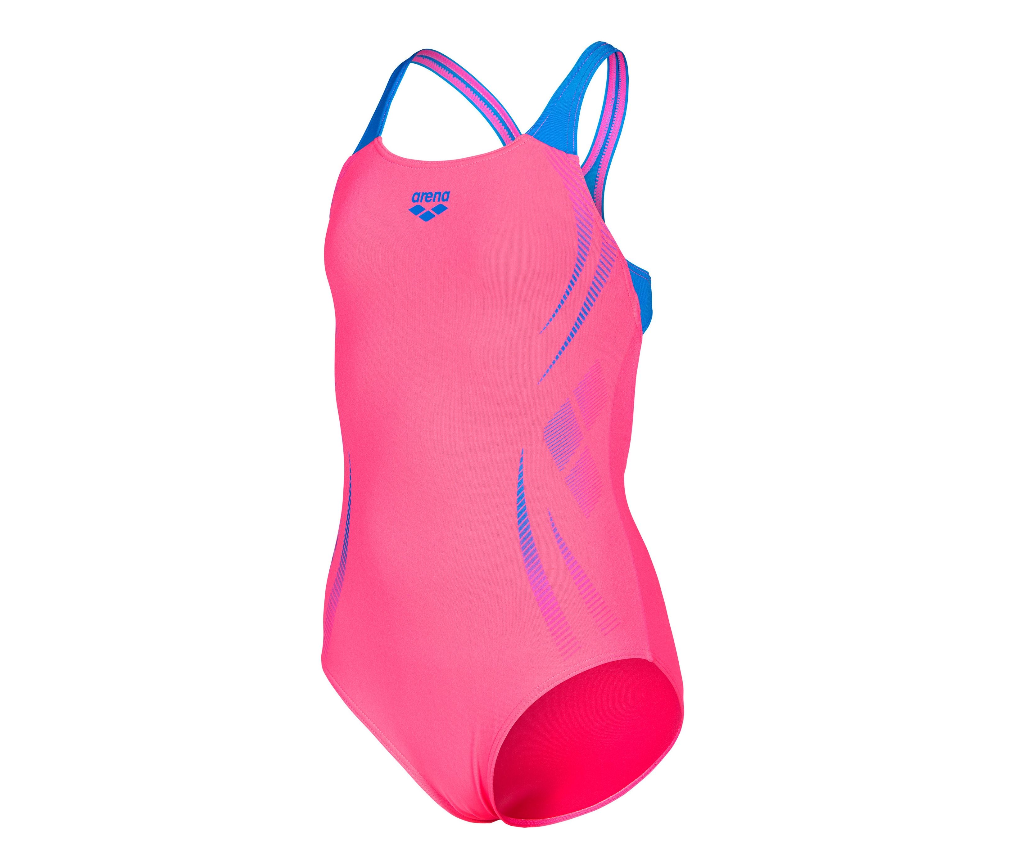 Dziecięcy kostium kąpielowy arena Performance Poseidonia Swim Pro Back, różowy