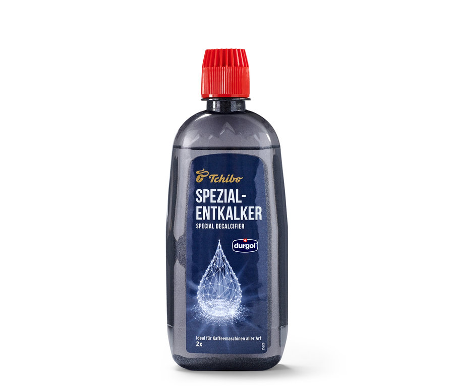 Butelka specjalistycznego odkamieniacza durgol® o pojemności 400 ml z czerwoną zakrętką na białym tle.