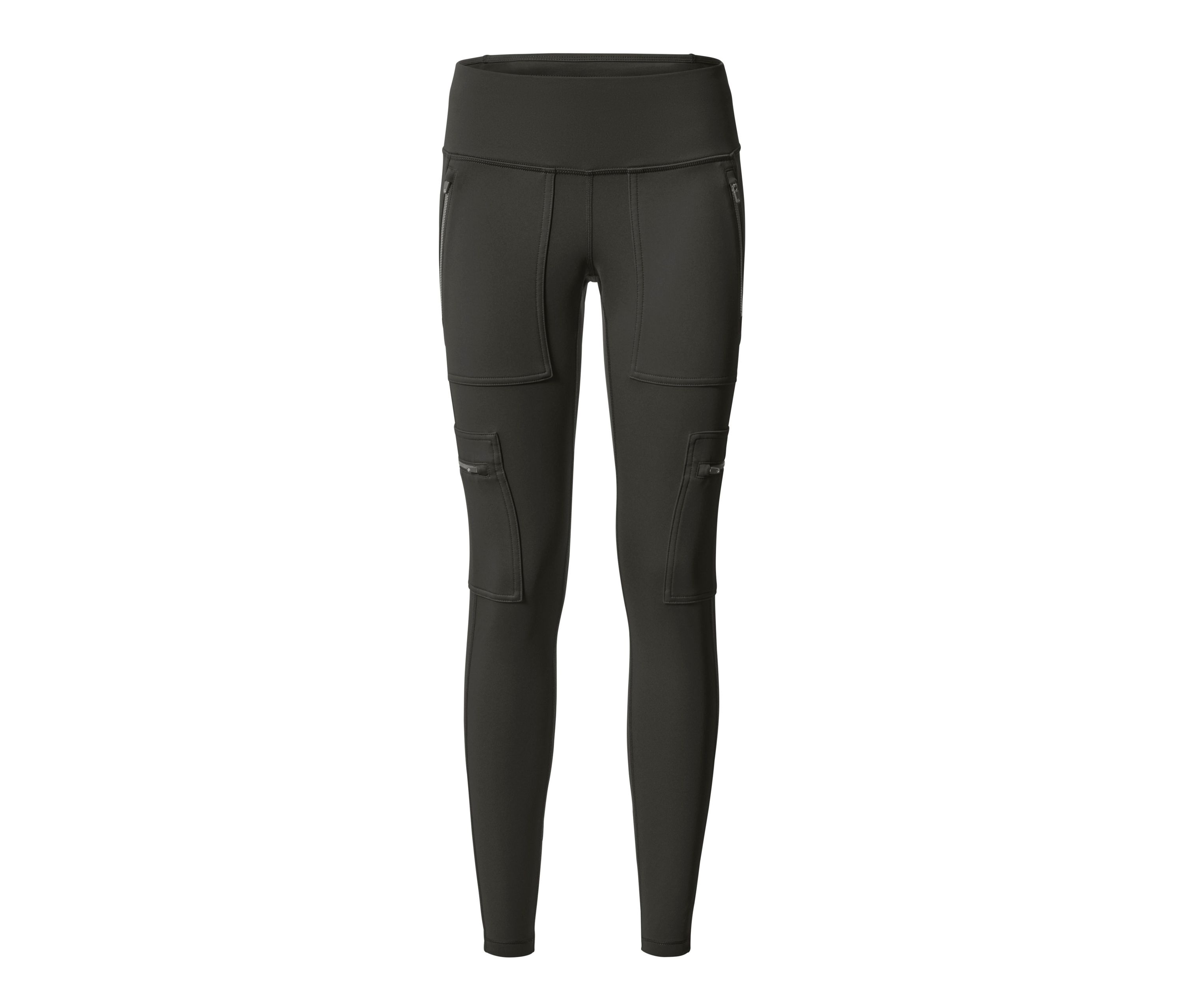 Tchibo - Termiczne legginsy outdoorowe - dla pań - rozmiar M 40/42 - kolor: zielony