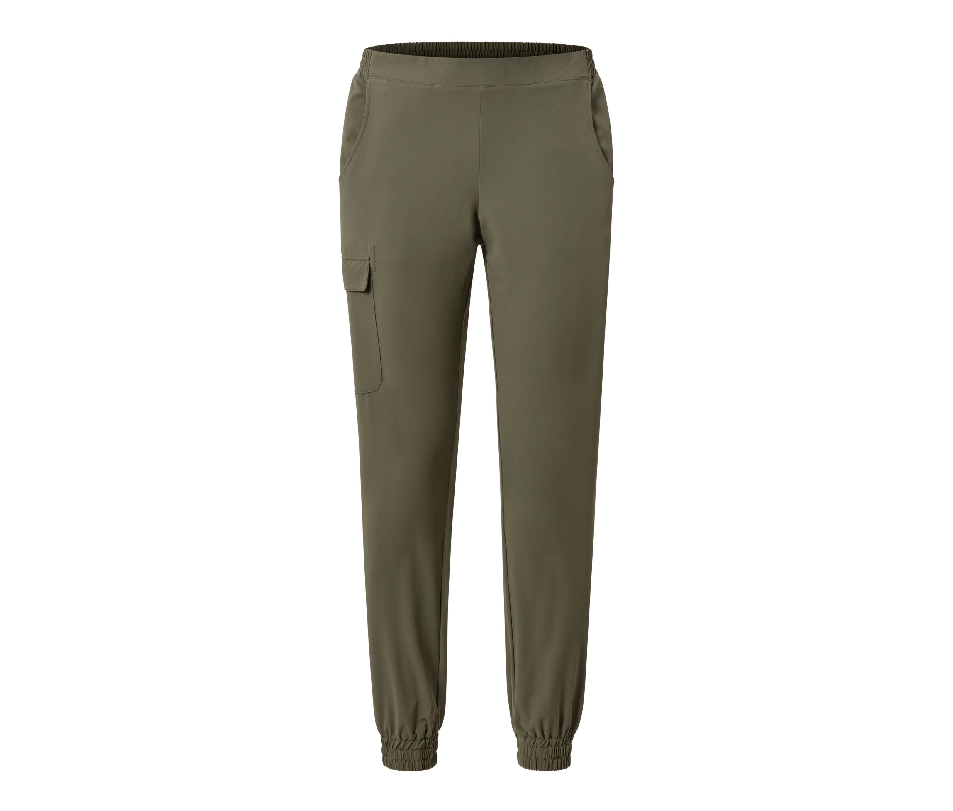 Tchibo - Softshellowe spodnie joggery, zielony