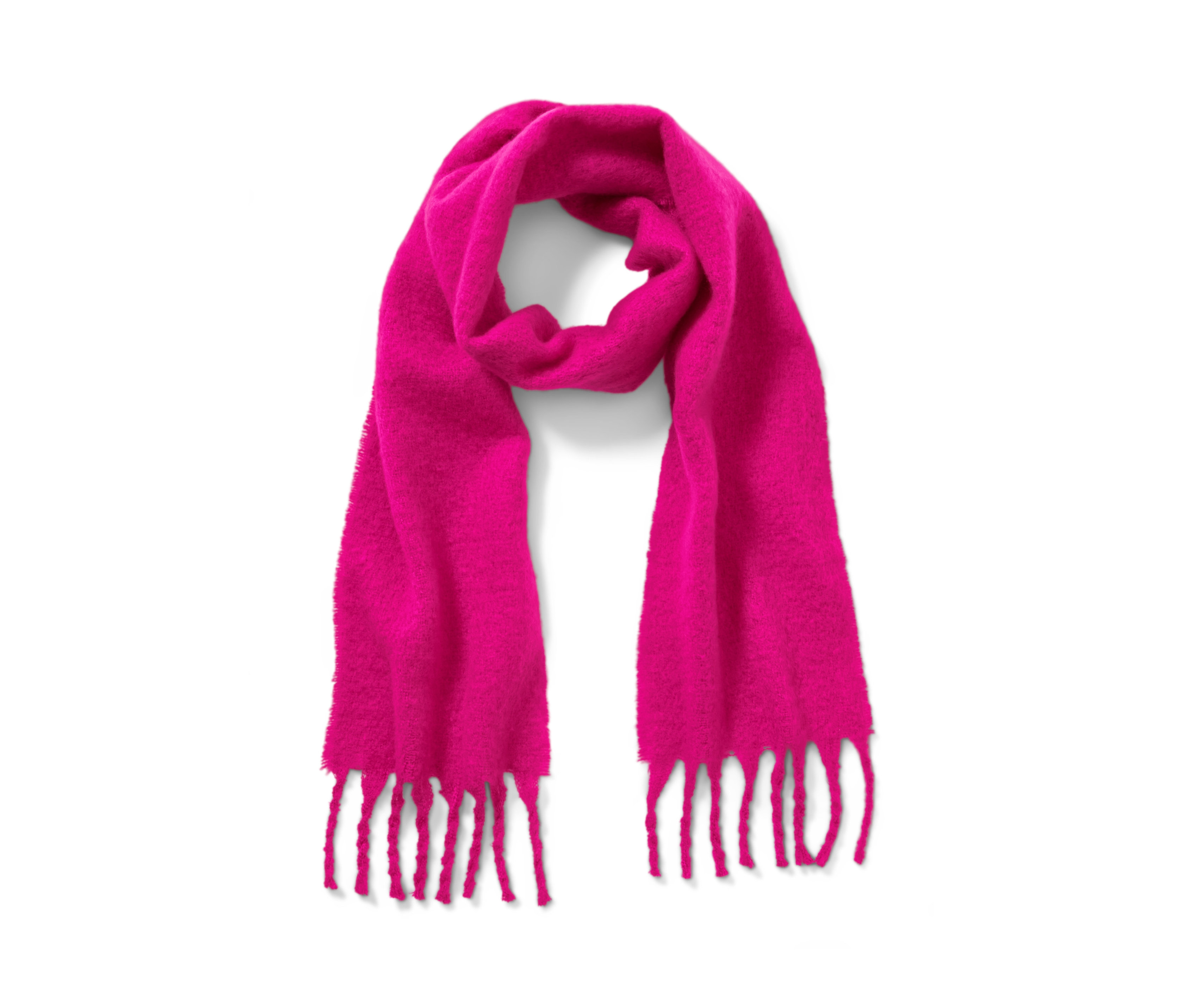 Tchibo - Tkany szalik - kolor: różowy