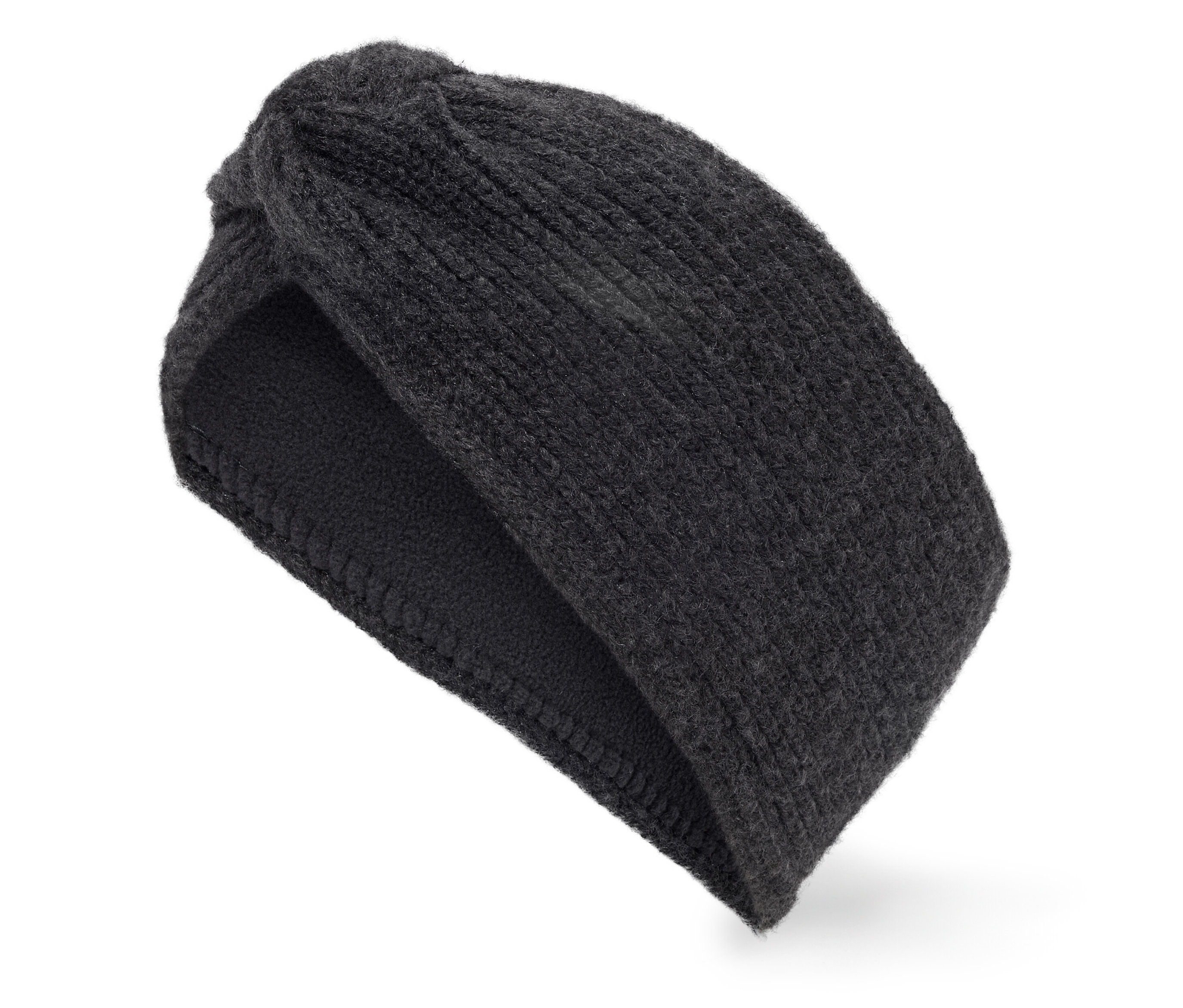 Tchibo - Opaska na głowę z dzianiny - kolor: szary