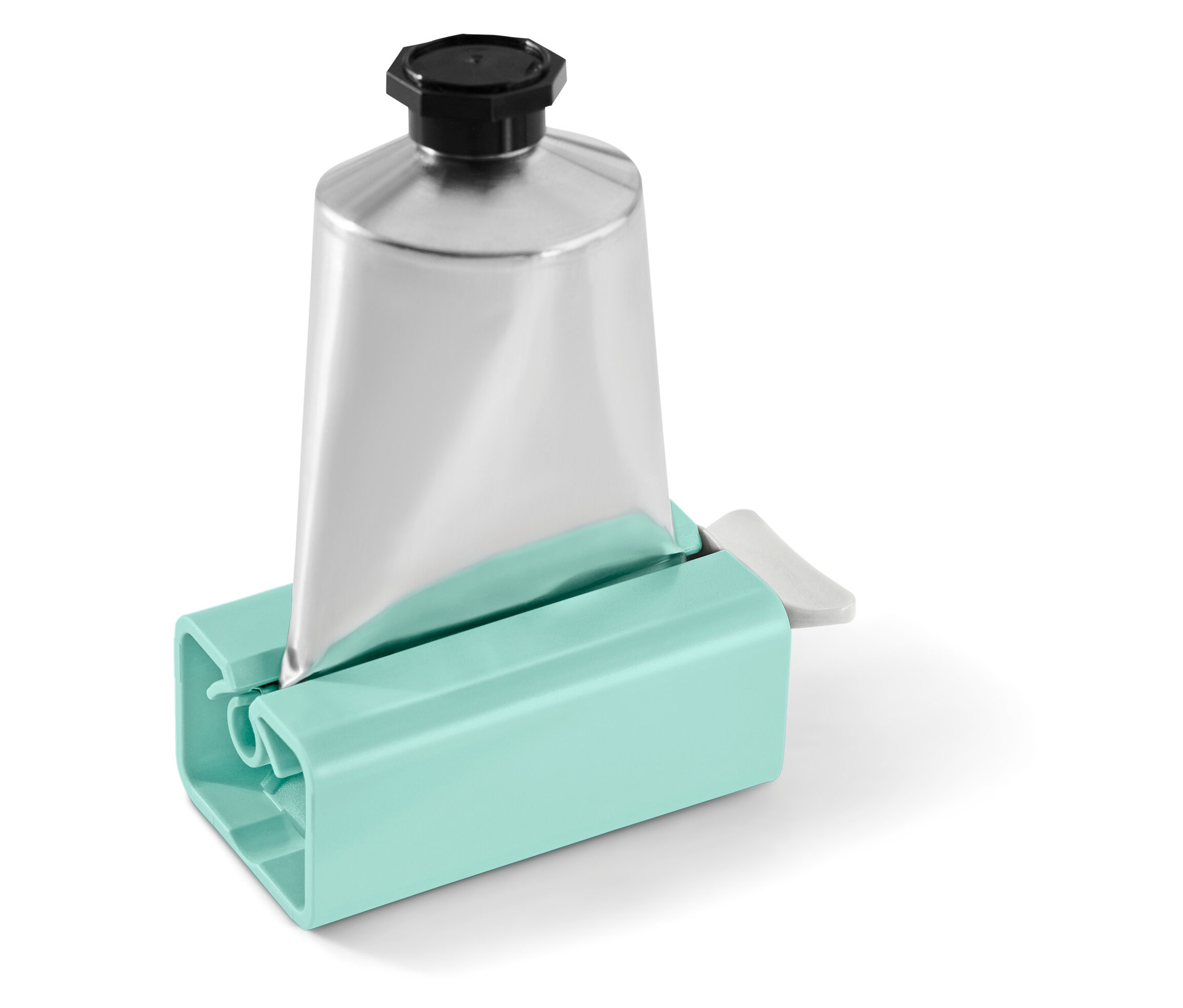 Tchibo - Wyciskacz do tubek - kolor: szary/turkusowy