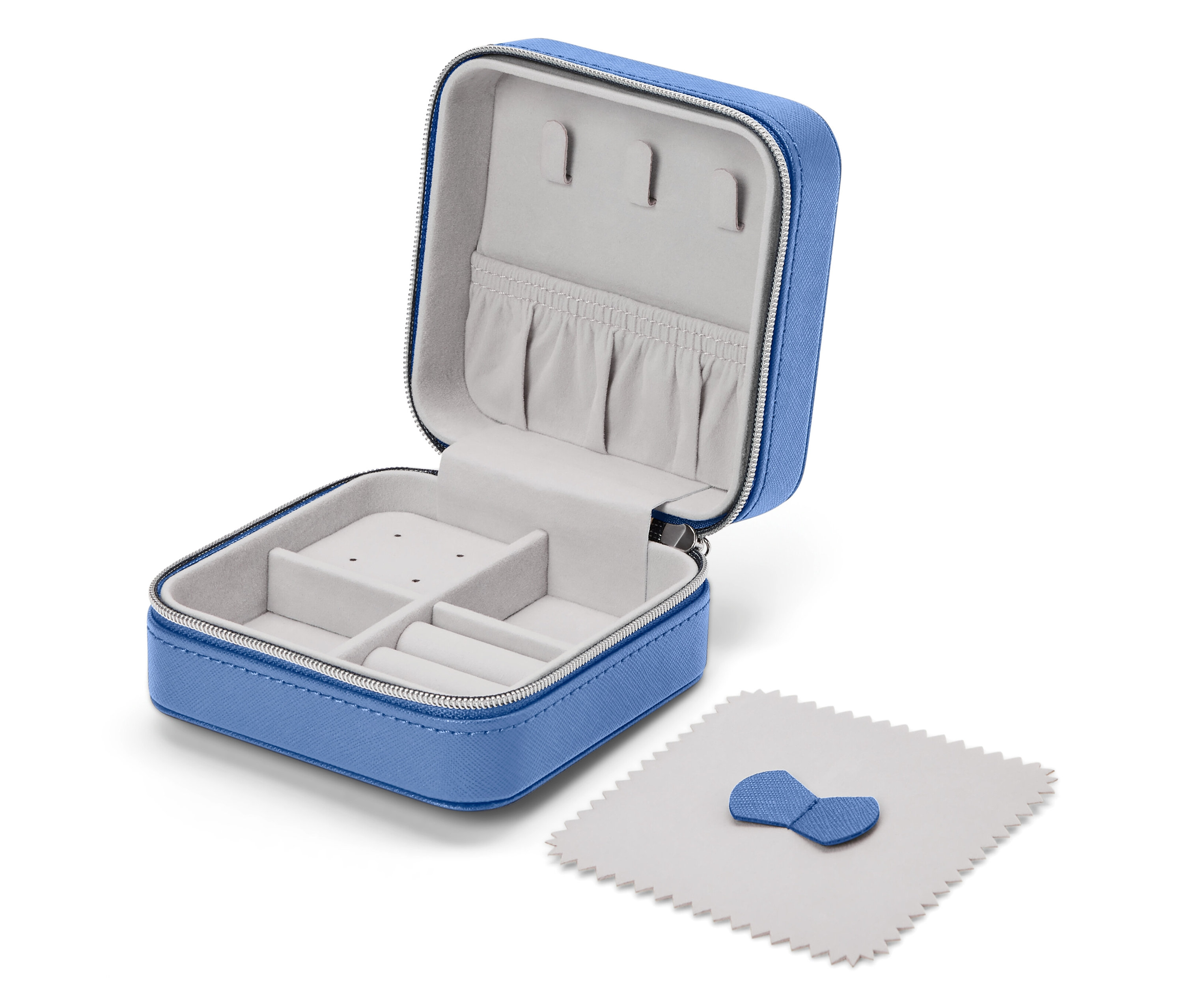 Tchibo - Małe pudełko na biżuterię - kolor: szary/niebieski