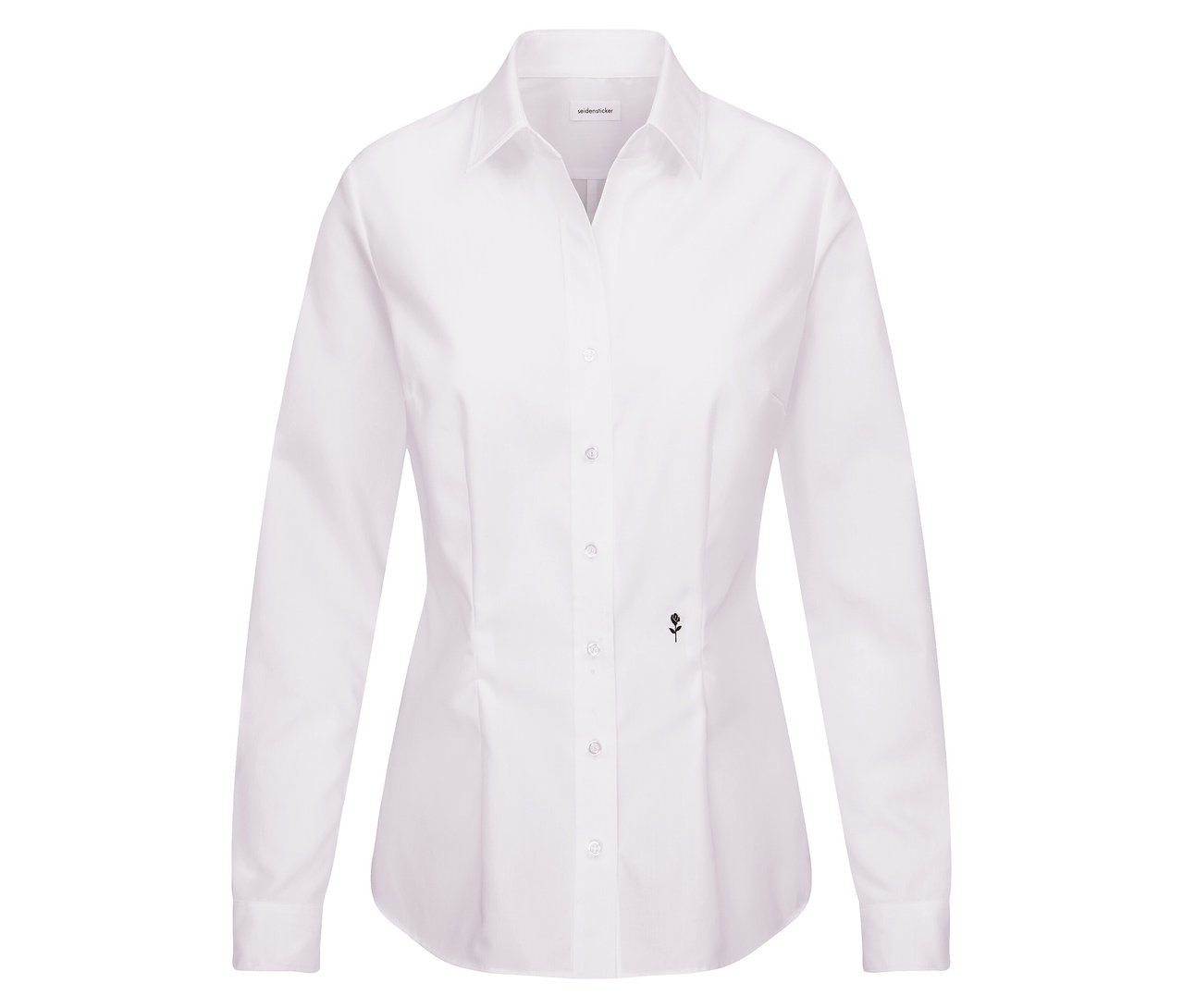 Biała bluzka Seidensticker Slim Fit non iron