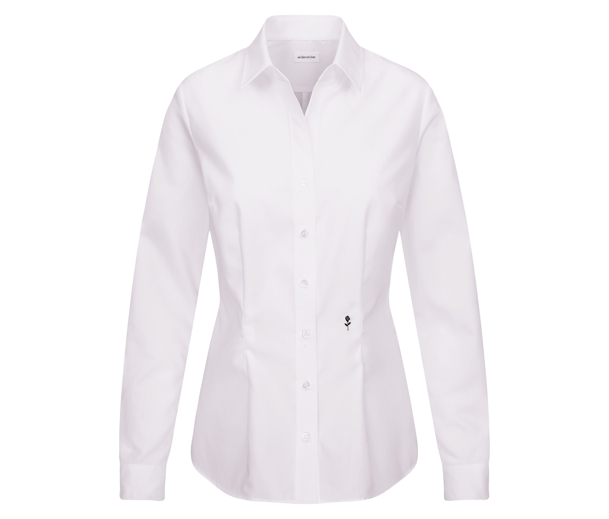Bluzka Seidensticker Slim Fit non iron- biały