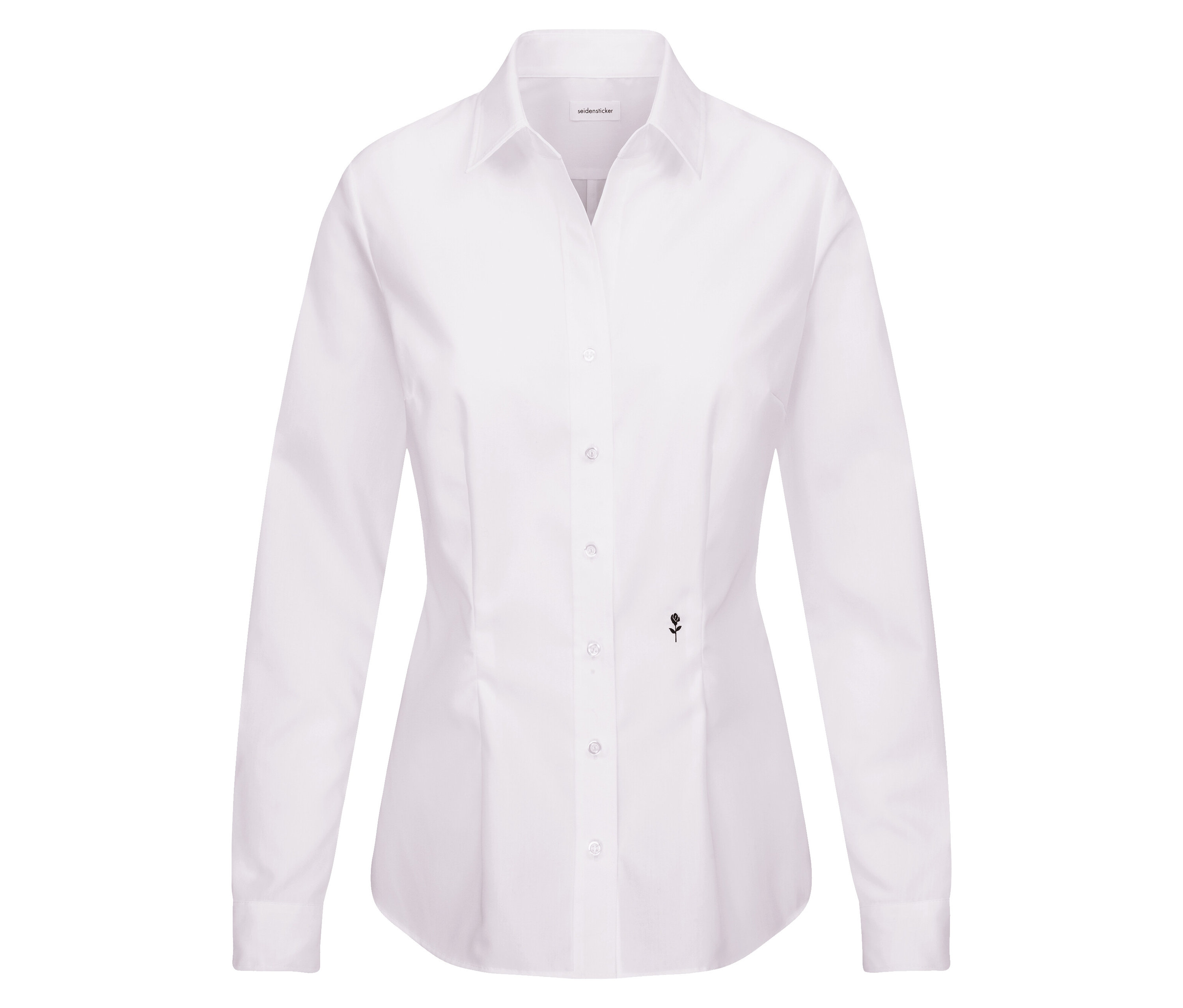 Bluzka Seidensticker Slim Fit non iron, biały