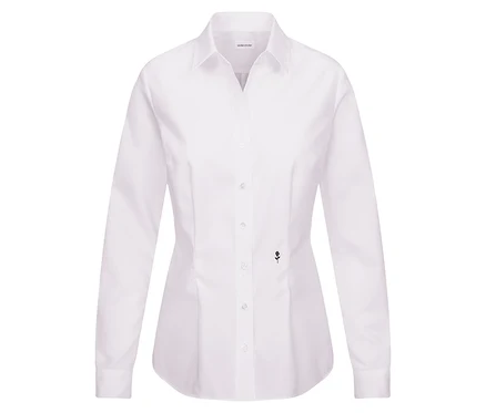 Biała bluzka Seidensticker Slim Fit non iron