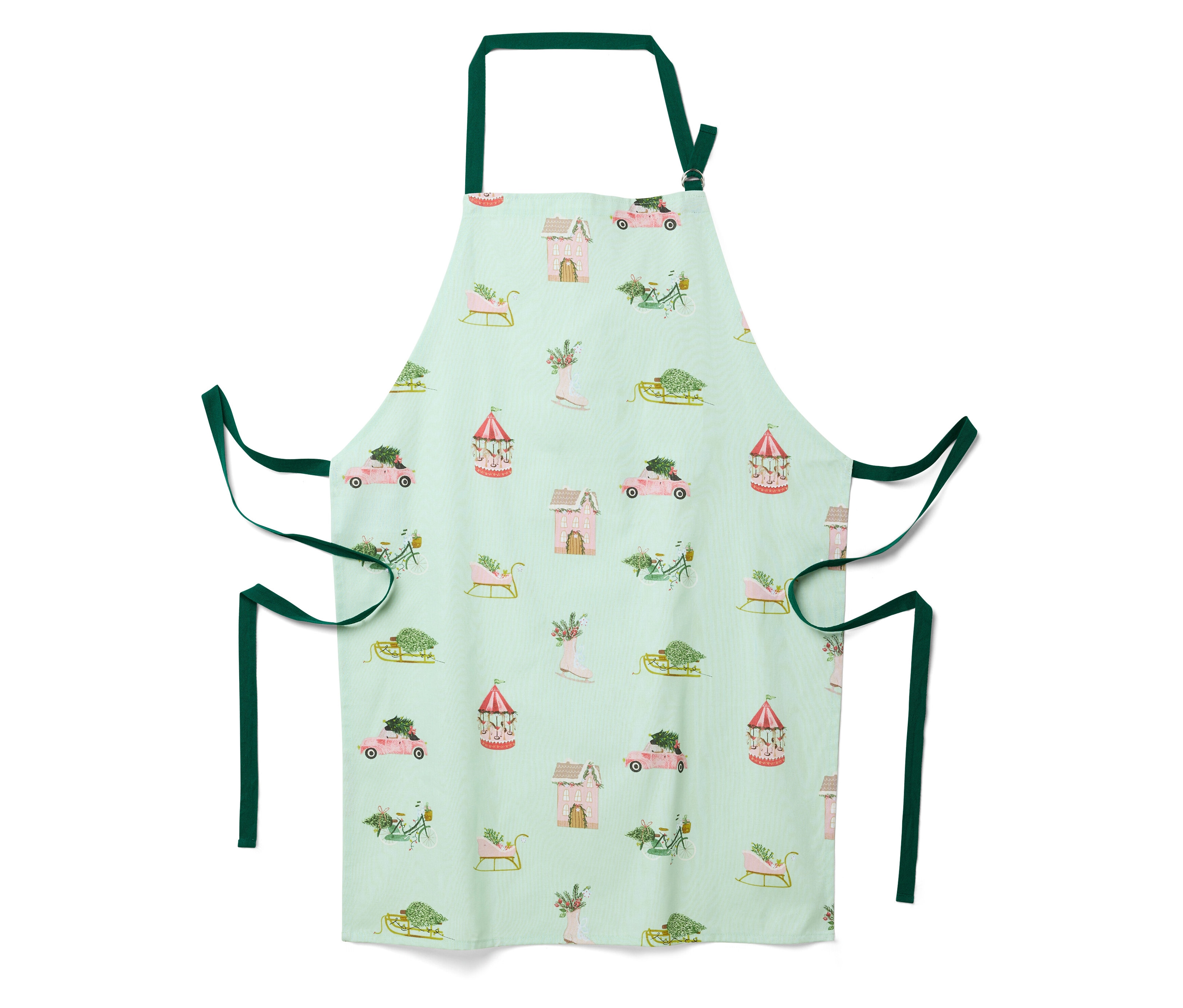 Tchibo - Fartuch kuchenny - kolor: zielony