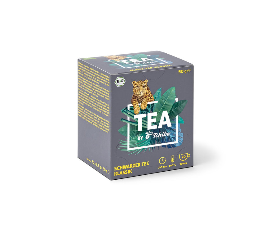 Opakowanie BIO TEA by Tchibo Klasyczna 8x20x2,5 g.