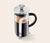 Zaparzacz tłokowy french press 300 ml, srebrny
