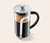 Zaparzacz tłokowy french press 800 ml, srebrny