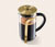 Zaparzacz tłokowy french press 800 ml, złoty