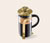 Zaparzacz tłokowy french press 300 ml, złoty