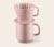 Kubek do kawy z filtrem, różowy