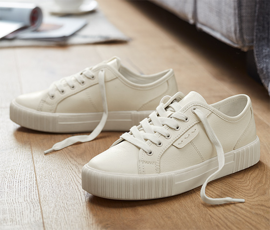 Buty typu sneakers ze skóry